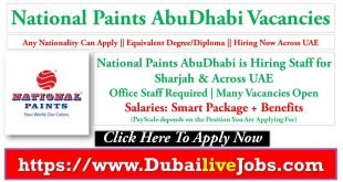 National Paints Jobs in Sharjah