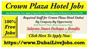 Crown plaza hotel jobs in dubai