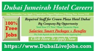 Jumeirah Hotel and resorts careers