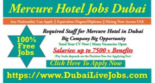 Mercure Hotel Jobs in Dubai