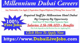 Millennium Hotel Dubai Careers