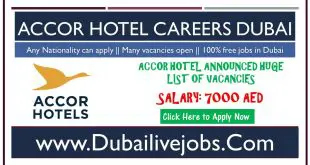 Accor Hotel Careers in Dubai