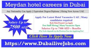 Meydan hotel careers in Dubai