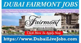 fairmont hotel jobs in Dubai