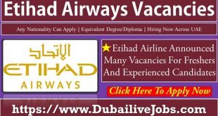 Etihad Airways Careers Abu Dhabi