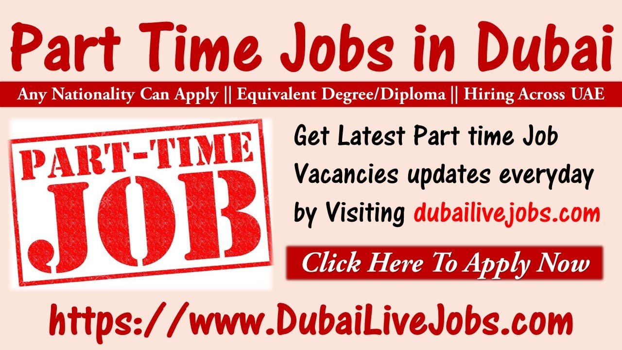 Part time jobs in Dubai