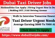 Dubai Taxi Vacancies