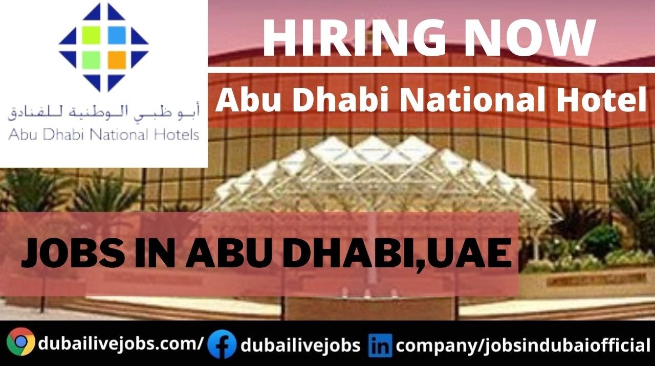 Abu Dhabi Hotel Jobs In Dubai