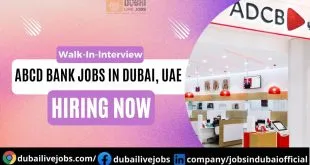 ADCB Bank Jobs In Dubai