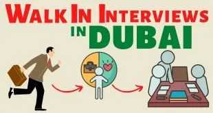 walk in interview in Dubai