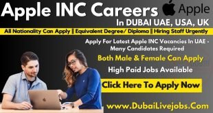 Apple INC Jobs In UAE