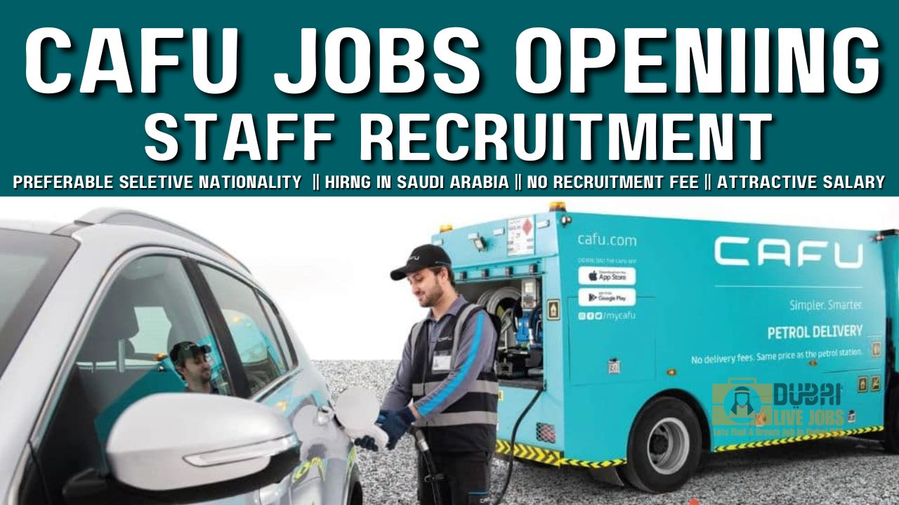 CAFU Jobs In Dubai