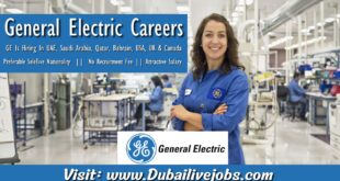 General Electric Jobs In Dubai
