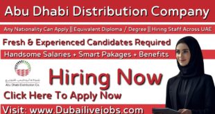 Abu Dhabi Distribution Company Jobs - Abu Dhabi Distribution Company Careers