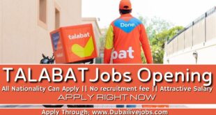 Talabat Jobs In Dubai - Talabat Careers