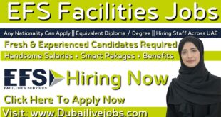 EFS Facilities Jobs In Dubai - EFS Facilities Careers