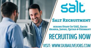 Salt Recruitment Jobs In Dubai