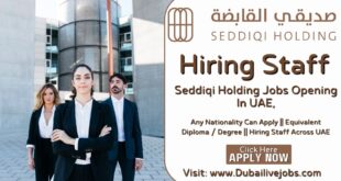 Seddiqi Holding Jobs In Dubai