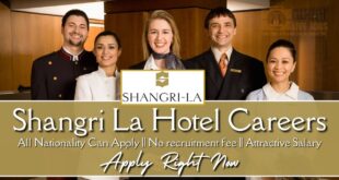Shangri La Hotel Jobs In Dubai
