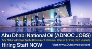 ADNOC Jobs in Dubai, ADNOC Careers in Dubai