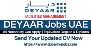 Deyaar Jobs in Dubai, Deyaar Careers