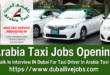 Arabia Taxi Jobs In Dubai, Arabia Taxi Careers In Dubai