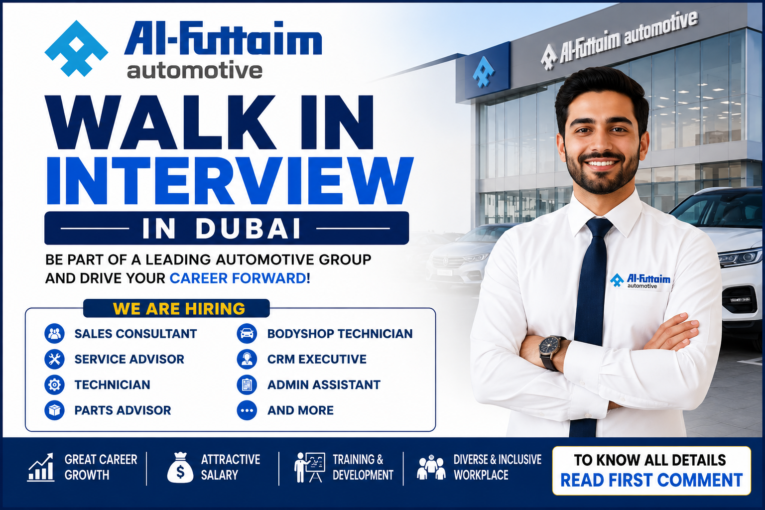 Al Futtaim Automotive Group Walk In Interview In Dubai