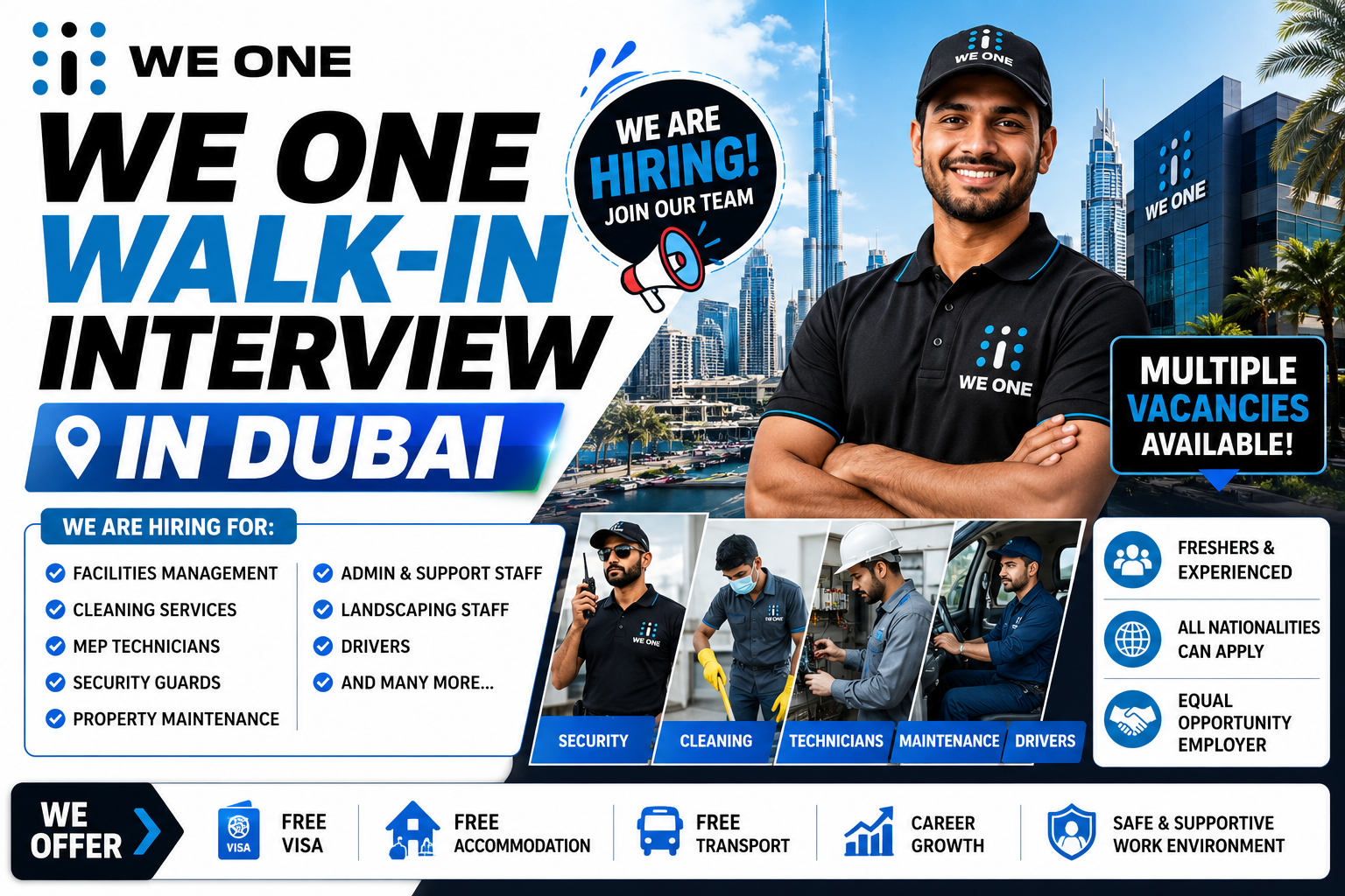 We One Walk in Interview in Dubai We One Walk in Interview in Dubai