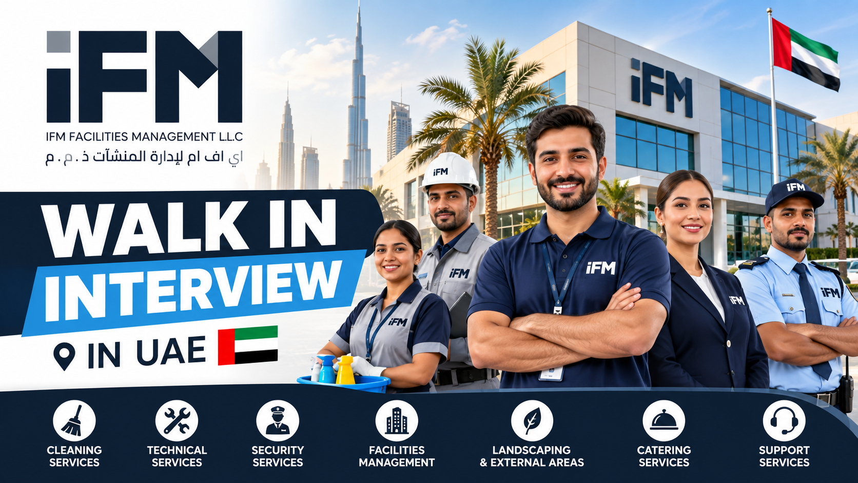 IFM Facilities Management Walk in Interview in UAE IFM Facilities Management Walk in Interview in UAE